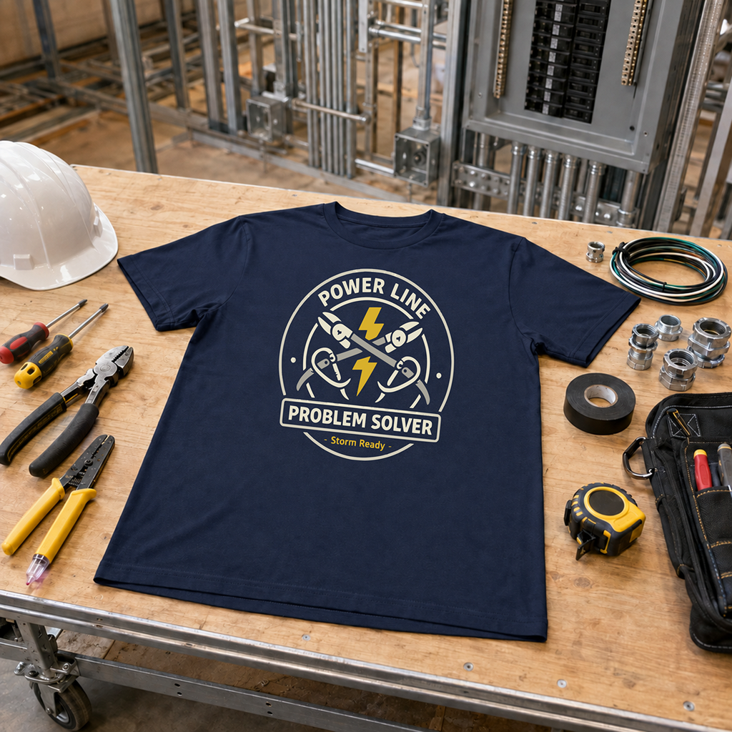 Power Line Problem Solver T-Shirt