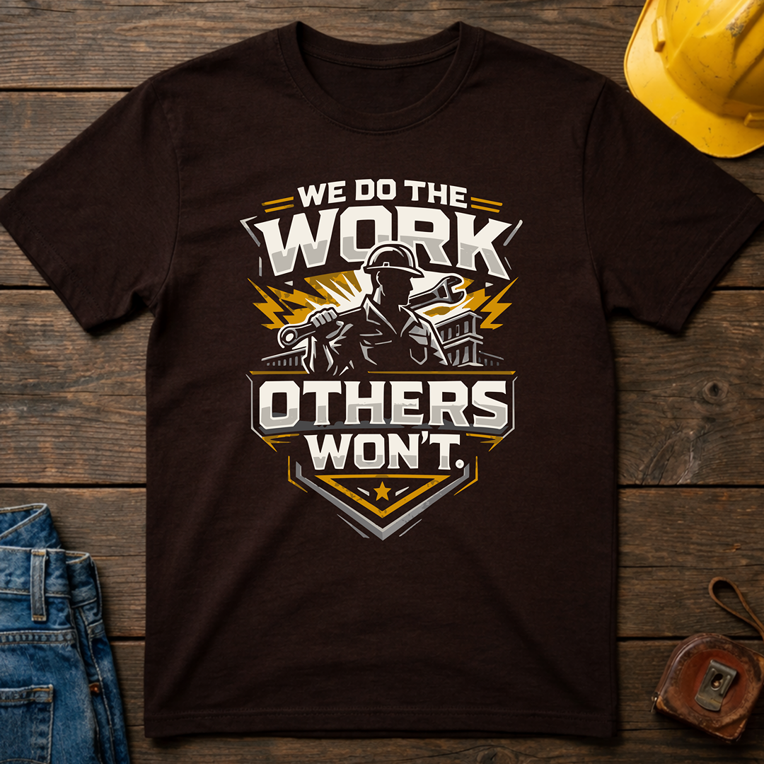 We Do The Work Others Won't T-Shirt