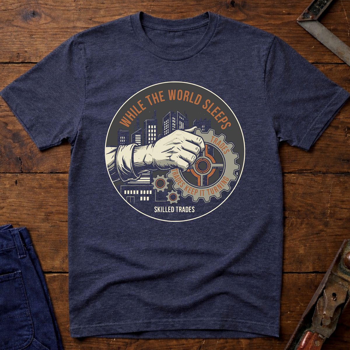 While The World Sleeps T-Shirt