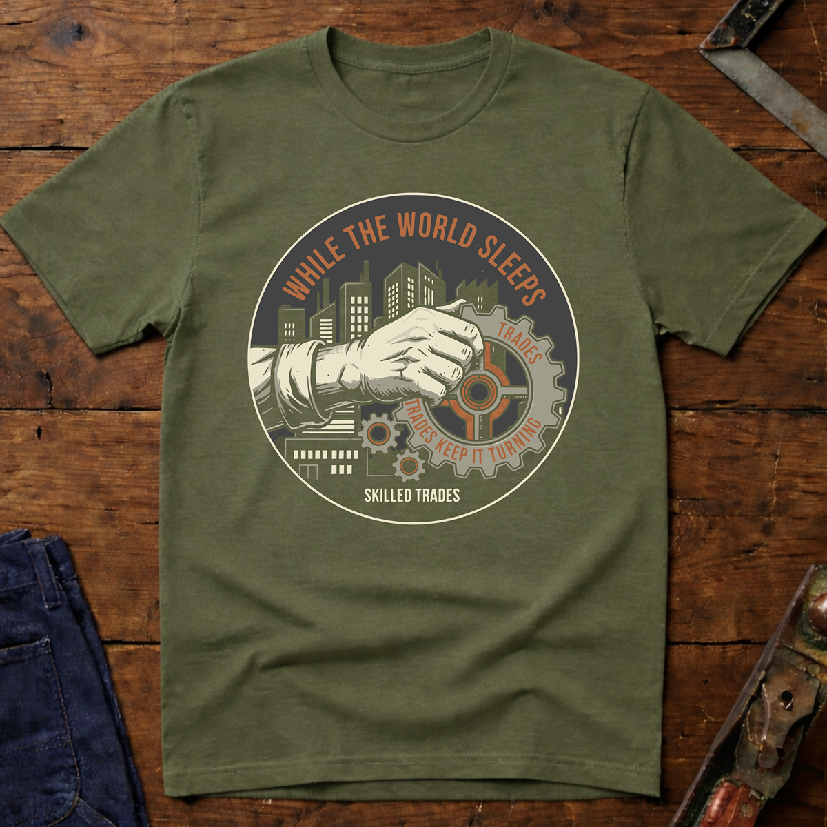 While The World Sleeps T-Shirt