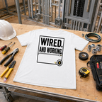 Wired And Working T-Shirt