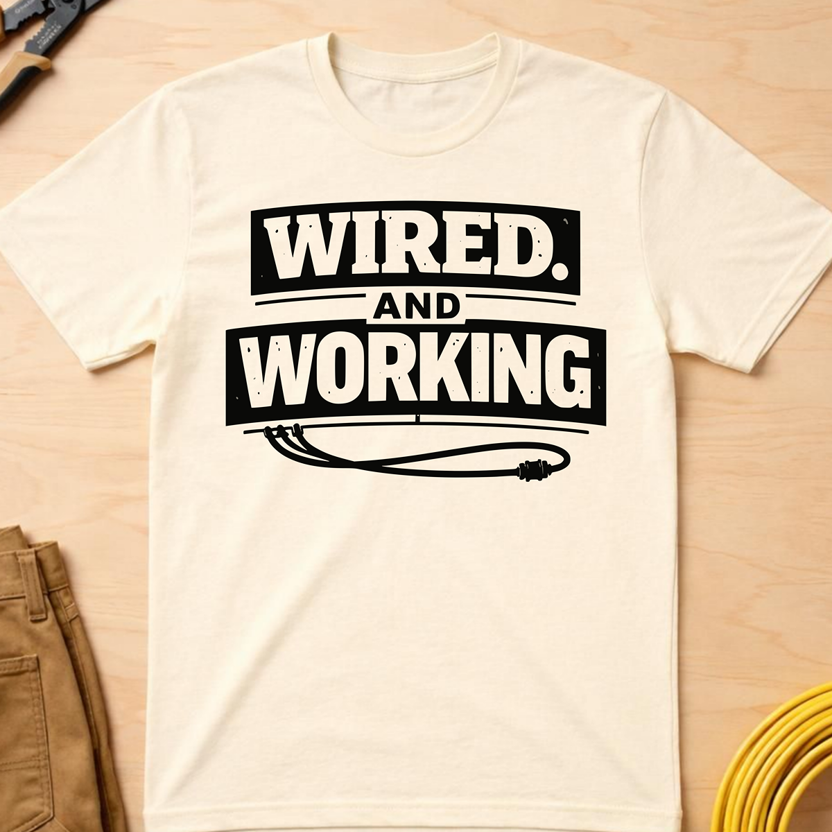 Wired And Working T-Shirt