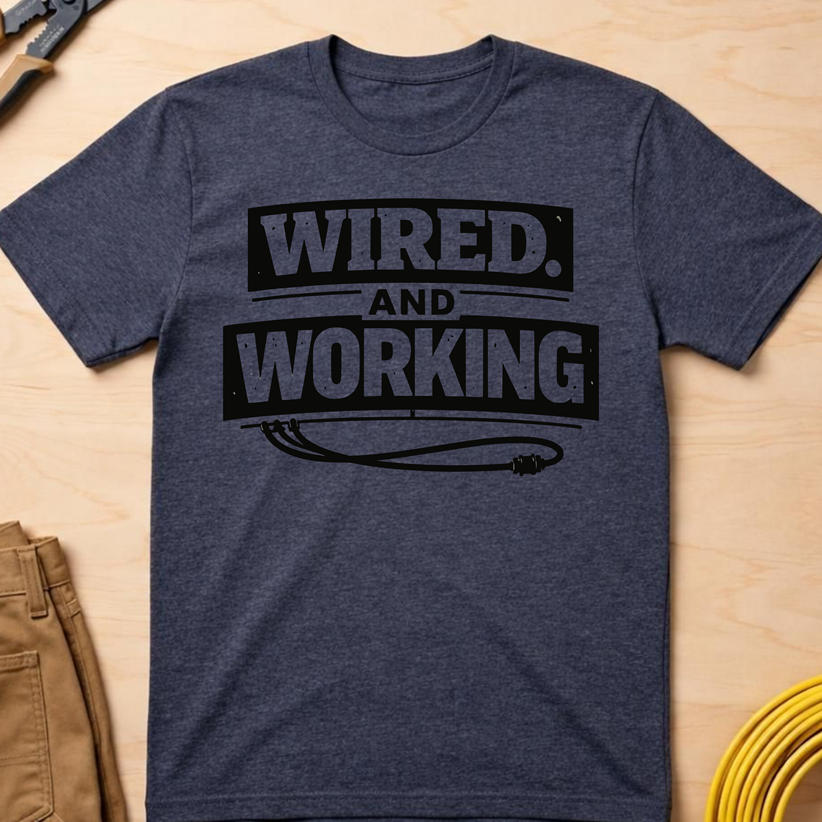 Wired And Working T-Shirt