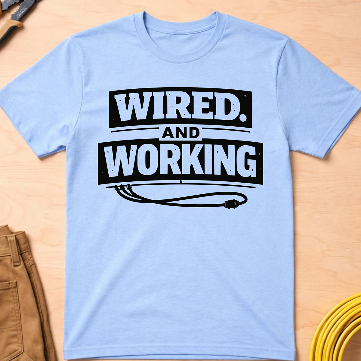 Wired And Working T-Shirt